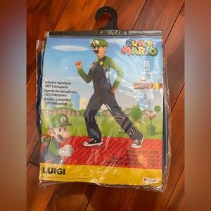 Brand new Luigi costume boys size 10-12. Never worn.